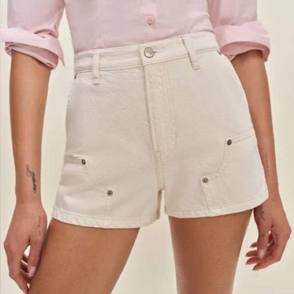 Reformation Blake High Rise 3” Utility Jean Short - Picture 1 of 6